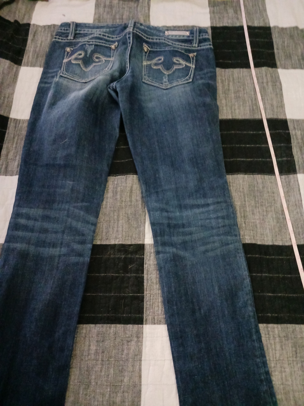 Express Skinny Women’s Jeans - Blue Denim - Picture 4 of 4